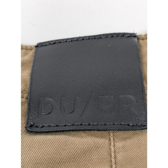 Duer Cargo Joggers Pants Mens 29X32 Outdoor Cargo Hiking Stretch Beige Zip Ankle - Picture 9 of 12